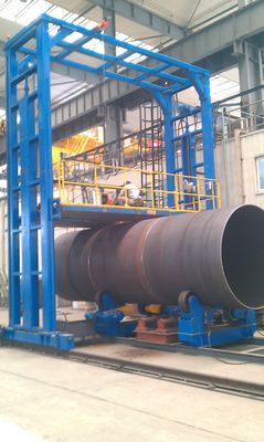 60 톤의 운전 용량, 6-60m / h 롤러 속도 및 자동 용접을위한 100-1000mm / min 회전 속도